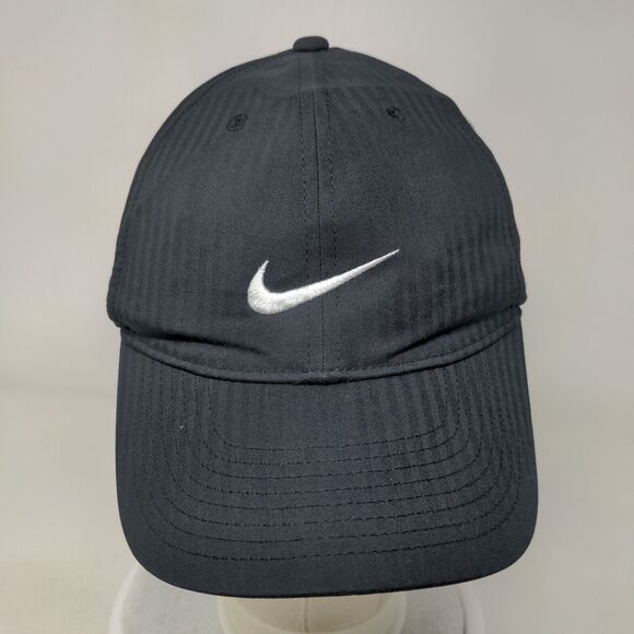 Nike Slideback Hat Black OSFM Adjustable Embroidered Swoosh Legacy91 Dri-Fit - Picture 2 of 8